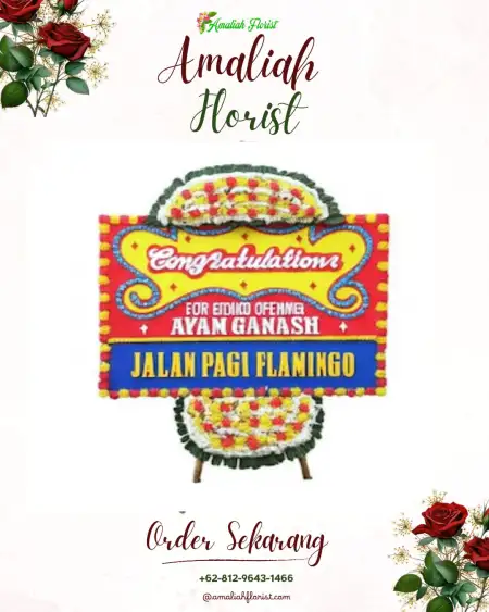 Sewa Papan Bunga Bugo
